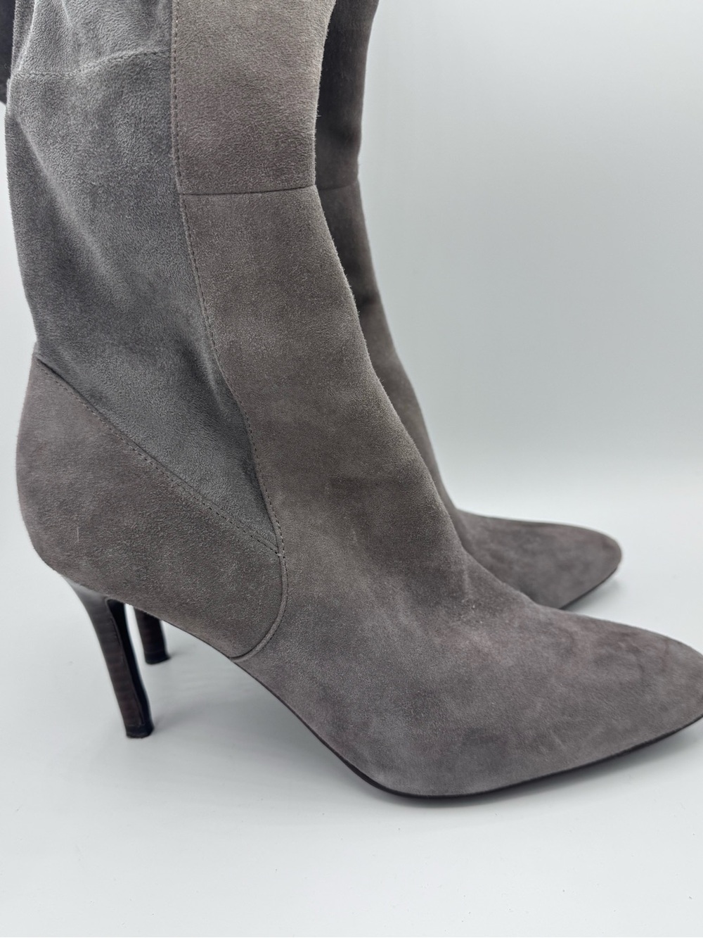 Cole Haan Gray Suede Over the Knee boots